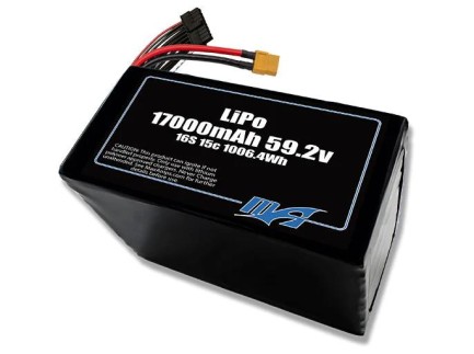 MaxAmps - MaxAmps 17000 mAh 16S 15C 59.2v Lityum Polimer LiPo Batarya Pil