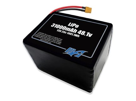 MaxAmps - MaxAmps 31000 mAh 13S 25C 48.1v Lityum Polimer LiPo Batarya Pil