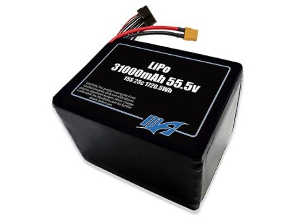 MaxAmps - MaxAmps 31000 mAh 15S 25C 55.5v Lityum Polimer LiPo Batarya Pil