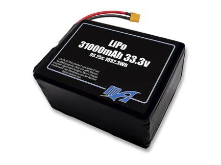 MaxAmps - MaxAmps 31000 mAh 9S 25C 33.3v Lityum Polimer LiPo Batarya Pil 