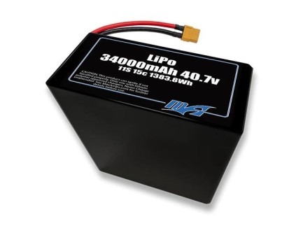 MaxAmps - MaxAmps 34000 mAh 11S 2P 15C 40.7v Lityum Polimer LiPo Batarya Pil