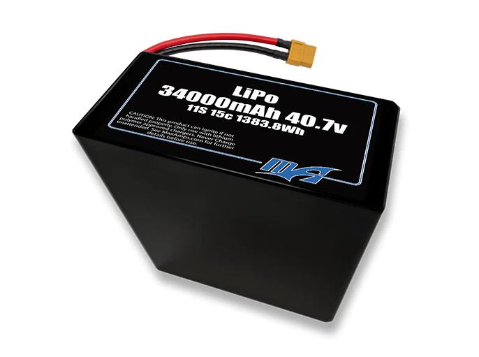 MaxAmps 34000 mAh 11S 2P 15C 40.7v Lityum Polimer LiPo Batarya Pil