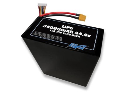 MaxAmps - MaxAmps 34000 mAh 12S 2P 15C 44.4v Lityum Polimer LiPo Batarya Pil