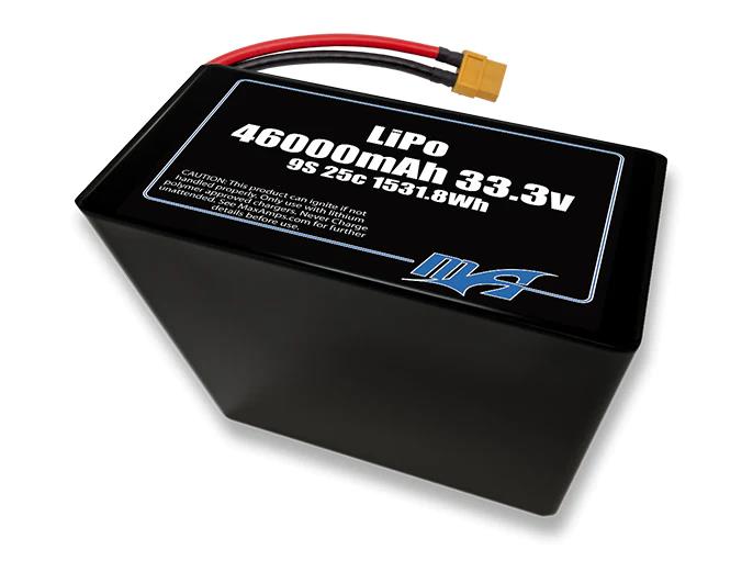 MaxAmps 46000 mAh 9S 2P 25C 33.3v Lityum Polimer LiPo Batarya Pil