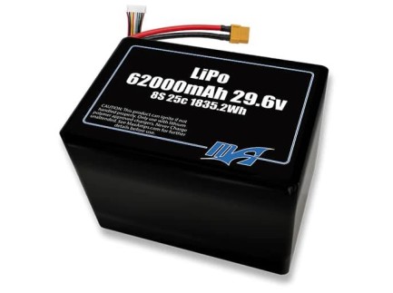 MaxAmps - MaxAmps 62000 mAh 25C 8S 2P 29.6v Lityum Polimer LiPo Batarya Pil