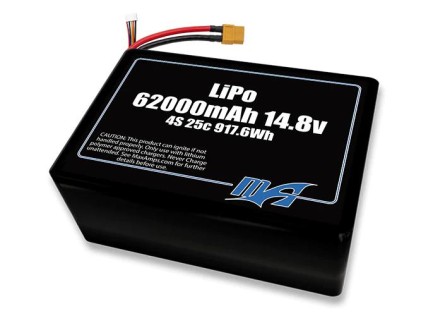 MaxAmps - MaxAmps 62000 mAh 4S 2P 25C 14.8v Lityum Polimer LiPo Batarya Pil