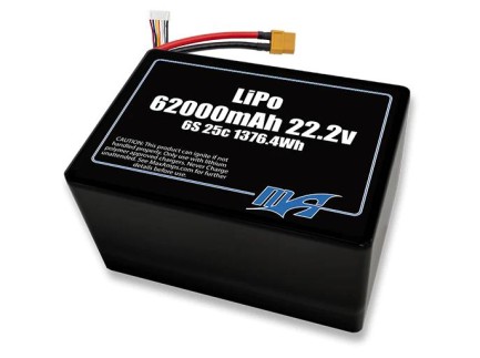 MaxAmps - MaxAmps 62000 mAh 6S 2P 25C 22.2v Lityum Polimer LiPo Batarya Pil