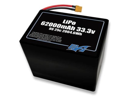 MaxAmps - MaxAmps 62000 mAh 9S 2P 25C 33.3v Lityum Polimer LiPo Batarya Pil