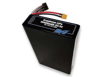 MaxAmps - MaxAmps Graphene LiPo 10400 mAh 15S2P 175C 55.5v Lityum Polimer LiPo Batarya Pil