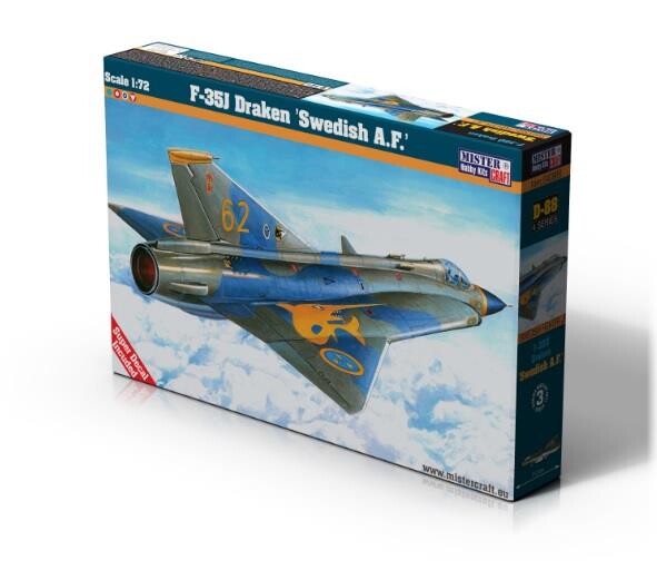 Mister Craft F-35J Draken Swedish A.F.- 1:72nd Scale