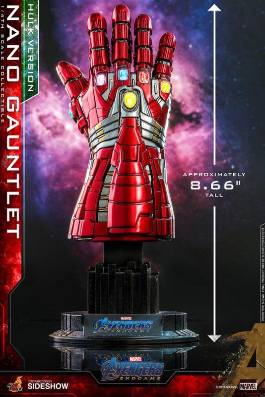 Hot Toys Nano Gauntlet (Hulk Version) Quarter Scale R e p l i c a