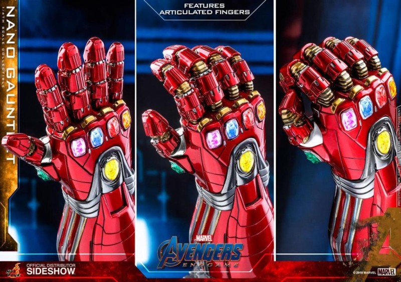 Hot Toys Nano Gauntlet (Movie Promo Edition) Quarter Scale Replica