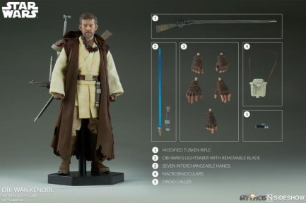 Sideshow Collectibles Obi Wan Kenobi Mythos Sixth Scale Figure - Thumbnail