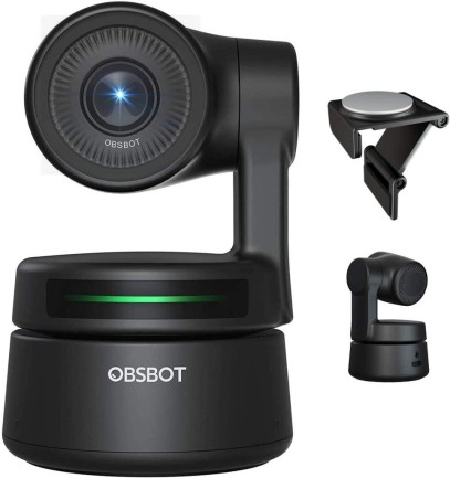Obsbot - OBSBOT Tiny 1080P PTZ Webcam - Live Stream & Yüz Takip & 3 Eksen Gimbal & 2x Zoom
