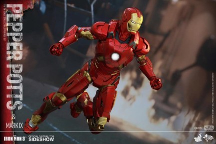 Hot Toys Pepper Potts and Mark IX Sixth Scale Figure Set - Thumbnail