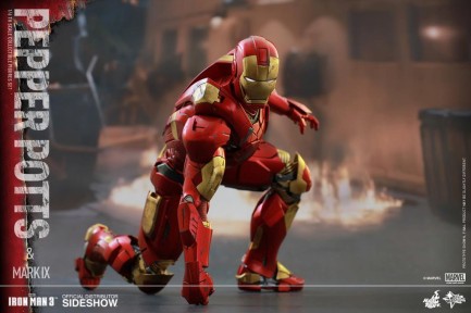 Hot Toys Pepper Potts and Mark IX Sixth Scale Figure Set - Thumbnail