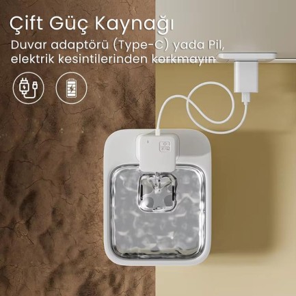 Petfit Aqua Flow Akıllı Otomatik Kedi Köpek Su Pınarı - Thumbnail