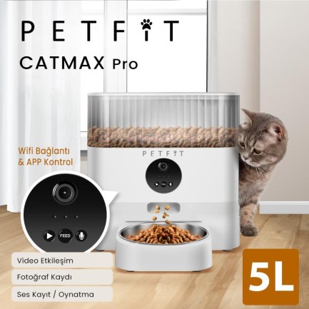 Petfit CatMax Pro Akıllı Otomatik Kedi Besleme Ünitesi - Thumbnail