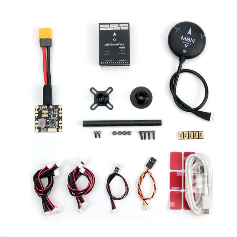 Holybro Pixhawk 6C Mini Otopilot Uçuş Kontrol Kartı + PM06 Power Module + M8N GPS