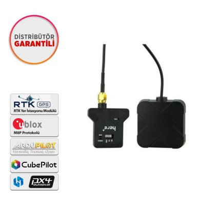 CubePilot Pixhawk Here+ Base (M8P) RTK Module GNSS HX4-06019 (Distribütör Garantili) - Thumbnail