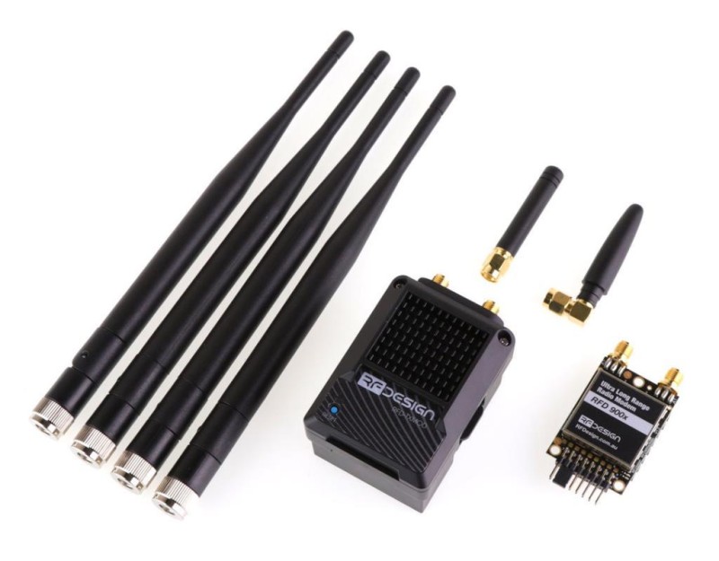 Pixhawk RFDesign RFD900 TXMOD V2 Modem Ultra Uzun Menzilli Radyo Telemetri Seti Bundle