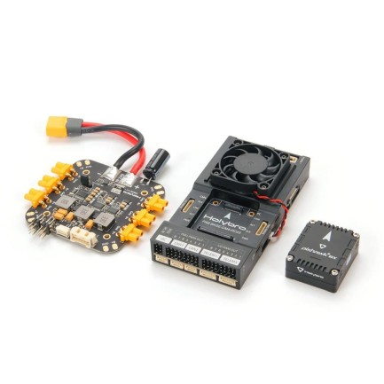 Holybro - Holybro Pixhawk RPi CM4 Baseboard + Pixhawk 6X Otopilot Uçuş Kontrol Kartı Flight Controller + PM03D Power Module