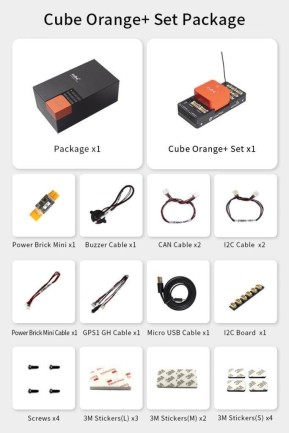 CubePilot Pixhawk The Cube Orange+ (IMU V8) Standard Set Otopilot Sistemi (ADS-B Carrier Board) - (Distribütör Garantili) (ÖN SİPARİŞ TAHMİNİ TESLİMAT 30 KASIM) - Thumbnail