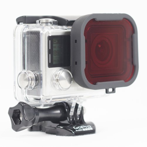 PolarPro Kırmızı Filtre Standard Housing 40MT (GoPro Hero3+ ve Hero4 İle Uyumludur)