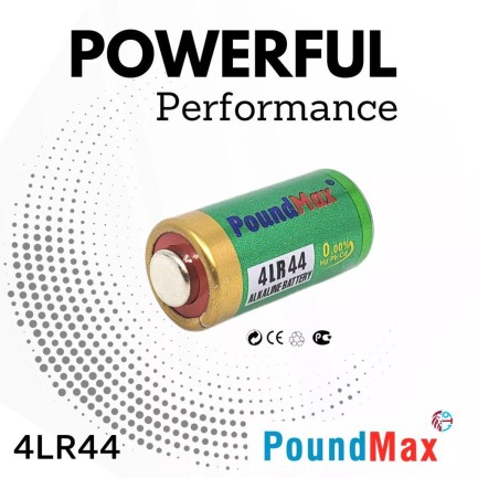 Poundmax 2 x 4LR44 4G13 düğme pil - Thumbnail