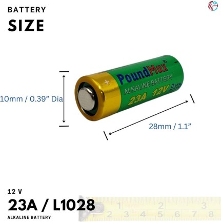 Poundmax A23 2x Batarya - Thumbnail