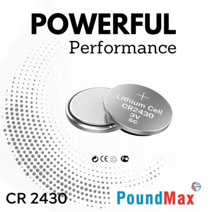 Poundmax CR2430 2x Batarya Pil - Thumbnail