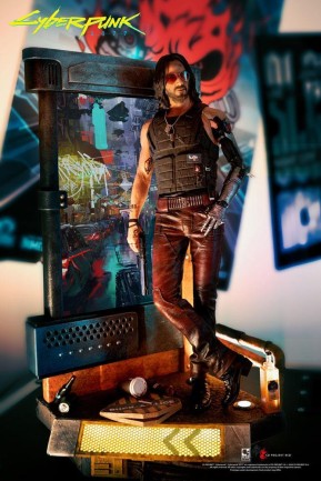 PureArts Johnny Silverhand Statue 1/4 - Cyberpunk 2077 - Keanu Reeves - Thumbnail