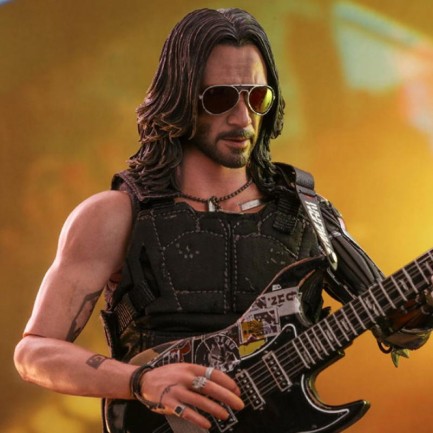 PureArts Johnny Silverhand Statue 1/4 - Cyberpunk 2077 - Keanu Reeves - Thumbnail