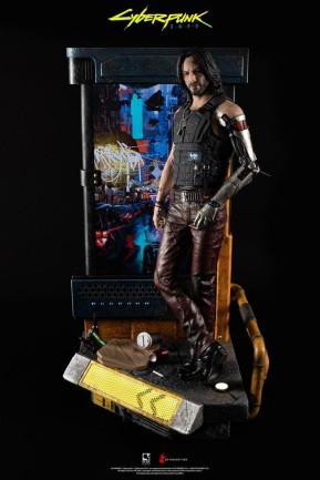 PureArts Johnny Silverhand Statue 1/4 - Cyberpunk 2077 - Keanu Reeves - Thumbnail