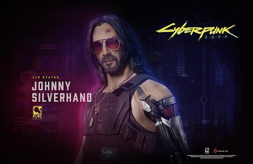 PureArts Johnny Silverhand Statue 1/4 - Cyberpunk 2077 - Keanu Reeves