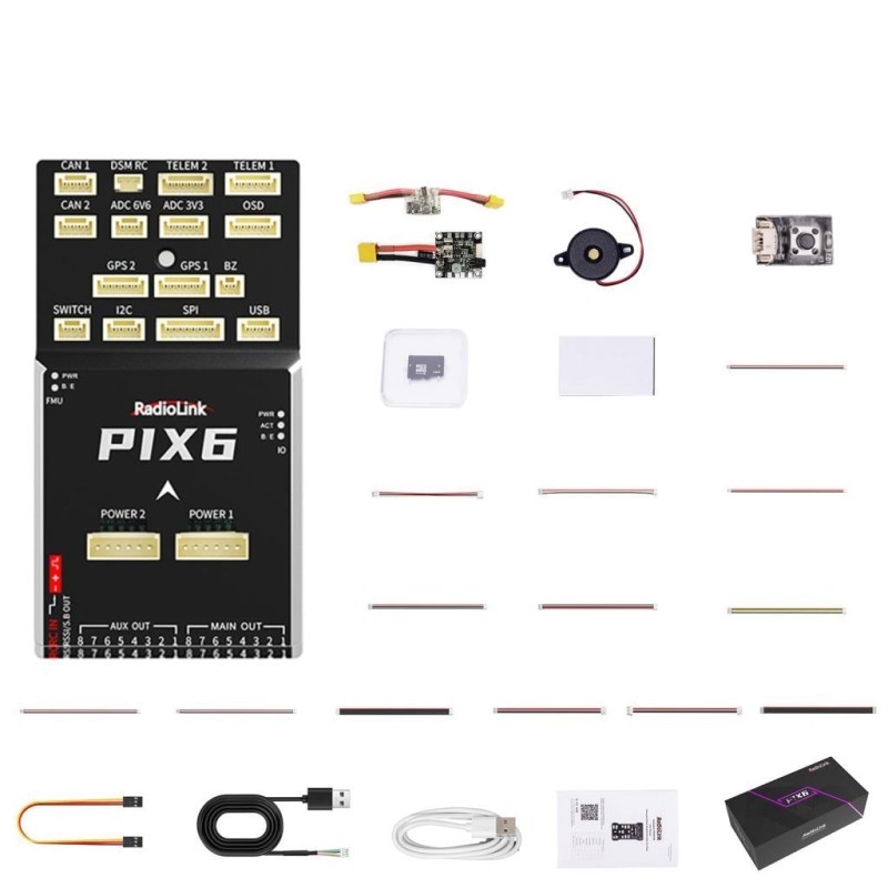 Radiolink PIX6 16 Kanal Pixhawk Uçuş Kontrol Kartı Flight Controller +BEC