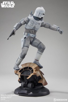 Sideshow Collectibles Ralph McQuarrie Boba Fett Statue 200372 - Concept Artist Series - Thumbnail