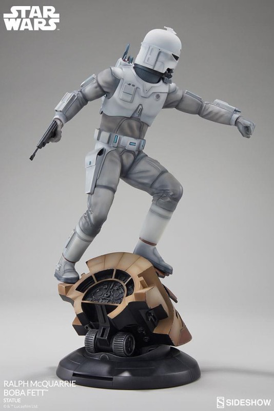 Sideshow Collectibles Ralph McQuarrie Boba Fett Statue 200372 - Concept Artist Series