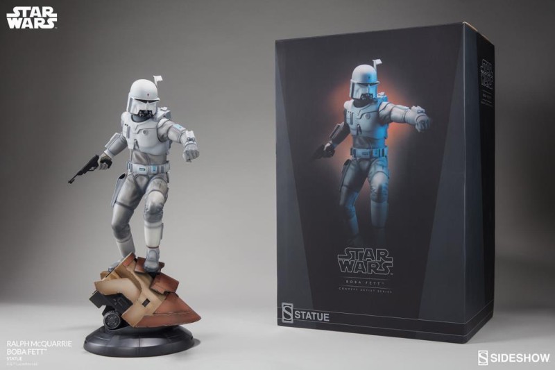 Sideshow Collectibles Ralph McQuarrie Boba Fett Statue 200372 - Concept Artist Series