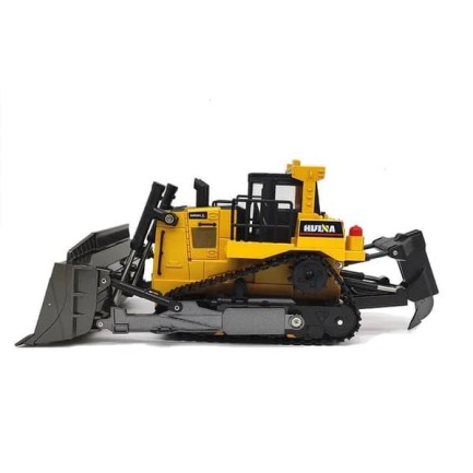 HUINA 1/16 Yüksek Kalite 9 Kanal RC Model Buldozer Paletli Metal Kepçe Kazıcı Uzaktan Kumandalı Çok Fonksiyonlu İş Makinası - 2.4G Sesli ve Işıklı - 1569 - Thumbnail