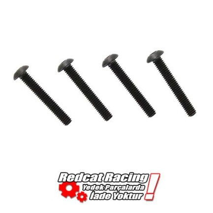 REDCAT RACING - Redcat 50104 Cap Head Mechanical Screw (4*25mm) 4lü 