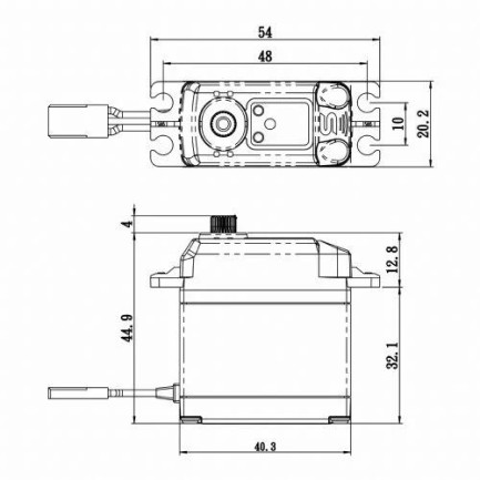 Savox SA1230SGP Digital Servo Coreless Motor With Soft Start High Voltage Çelik Dişli - Thumbnail