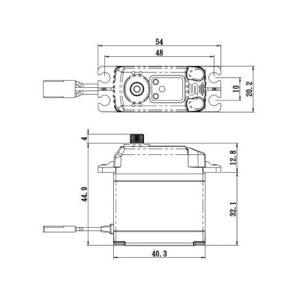 Savox SA1231SGP Digital Servo Coreless Motor With Soft Start High Voltage Çelik Dişli - Thumbnail