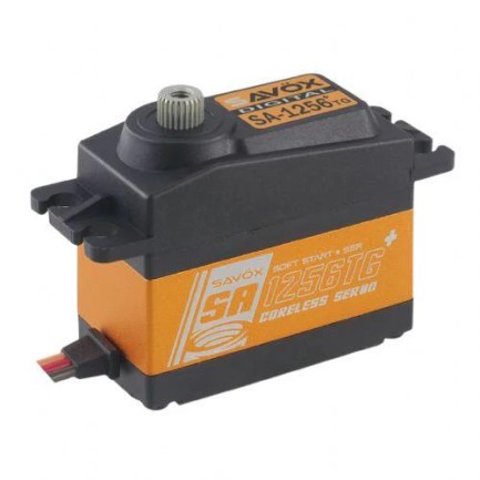 Savox SA1256TGP Digital Servo Coreless Motor With Soft Start High Voltage Titanium Dişli - Thumbnail