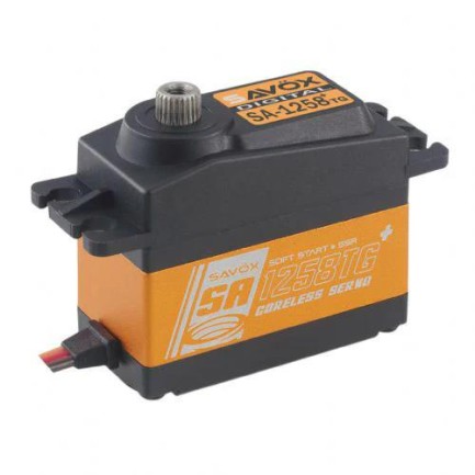 Savox SA1258TGP Digital Servo Coreless Motor With Soft Start High Voltage Titanium Dişli - Thumbnail