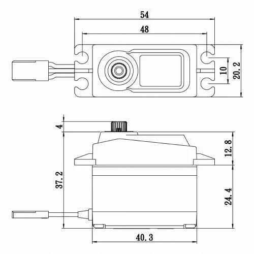 Savox SA1258TGP Digital Servo Coreless Motor With Soft Start High Voltage Titanium Dişli