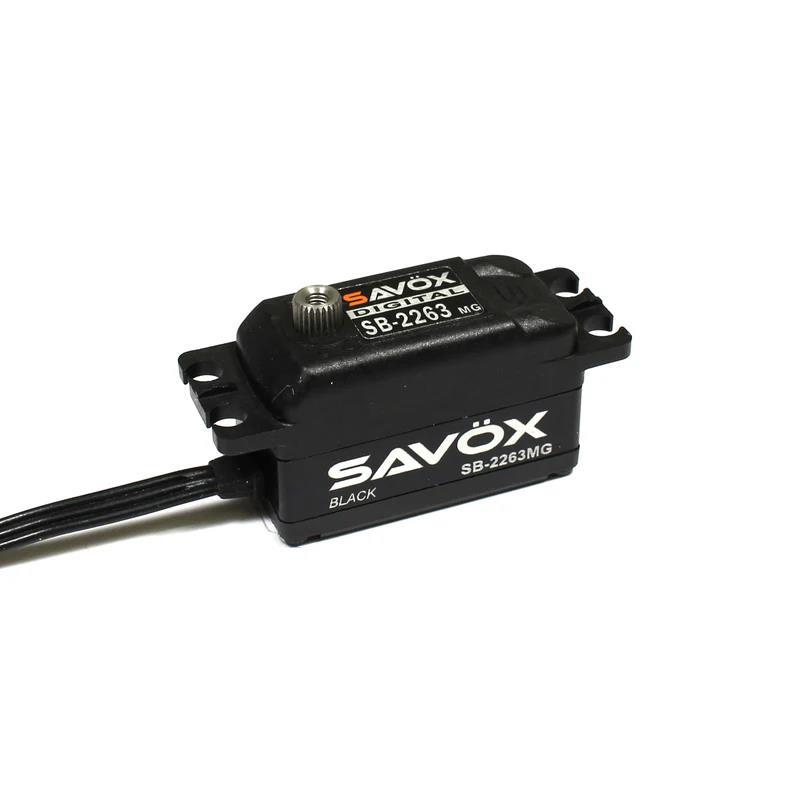 Savox SB2263MG-BE Black Edition Digital Servo Brushless Motor Low Profile High Voltage Metal Dişli