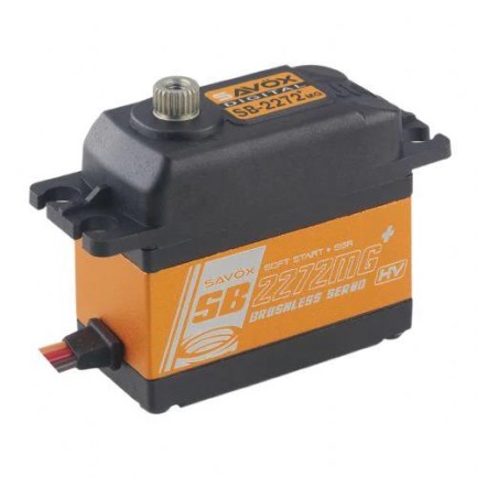 Savox SB2272MGP Digital Servo Brushless Motor With Soft Start High Voltage Metal Dişli - Thumbnail