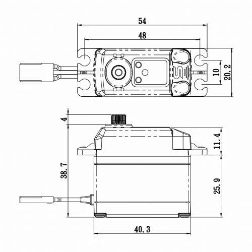 Savox SB2273SGP Digital Servo Brushless Motor High Voltage Çelik Dişli