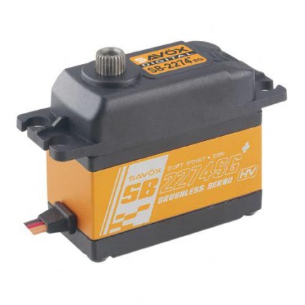 Savox SB2274SGP Digital Servo Brushless Motor with Soft Start High Voltage Çelik Dişli - Thumbnail